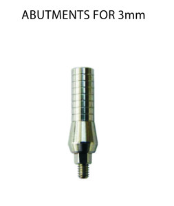 abutments for 3mm log sait